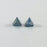 Earrings - Triangle Post - Silver - 0125.40