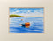 Original - 14x18 - Watercolor - Lobster Buoys - Tan Matte