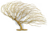 LG Windblown Wire Tree - Gold