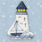Ornament - Lighthouse with Sailboat