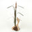 Standing - Wetland Birds Series - Loon/Cattails - Maple Walnut Vase - 03-3-C