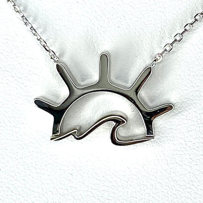 Necklace - Sunshine Wave - Sterling Silver