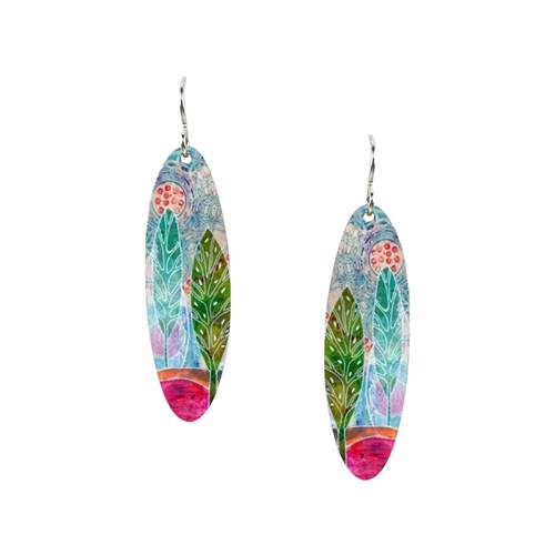 Earrings - Solstice - Long Oval - EO4