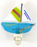 Night Light - Sailboat - Aqua
