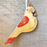 Ornament - Female Cardinal - WV