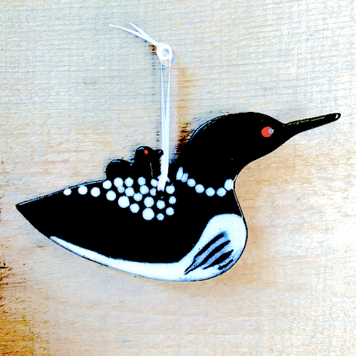 Ornament - Loon w/Chick