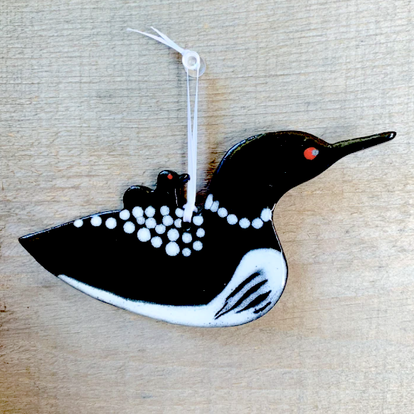 Ornament - Loon w/Chick