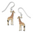 Earrings - Painted Giraffe - 1721