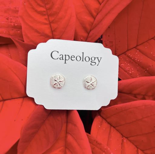 Earrings - Silver Sand Dollar Stud - CPGY