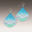 Earrings - Gentle Waves Triple Fan - SSGE