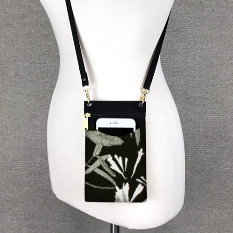 Purse - Cell Phone Case - Adjustable - Honeysuckle