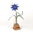 Standing - Layered Splendor One Flower Series - Purple Lotus Flower - Layered Oak Vase - 113-41 LFP