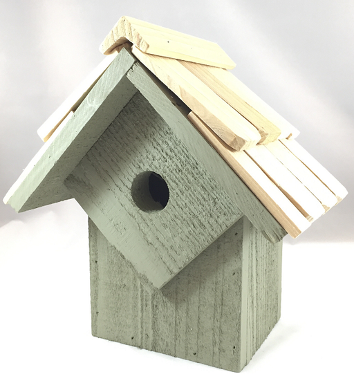 Bird House - Summer Home - Celery