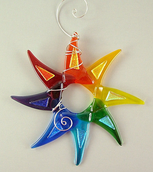 Sun Catcher - Rainbow Burst with Dichroic