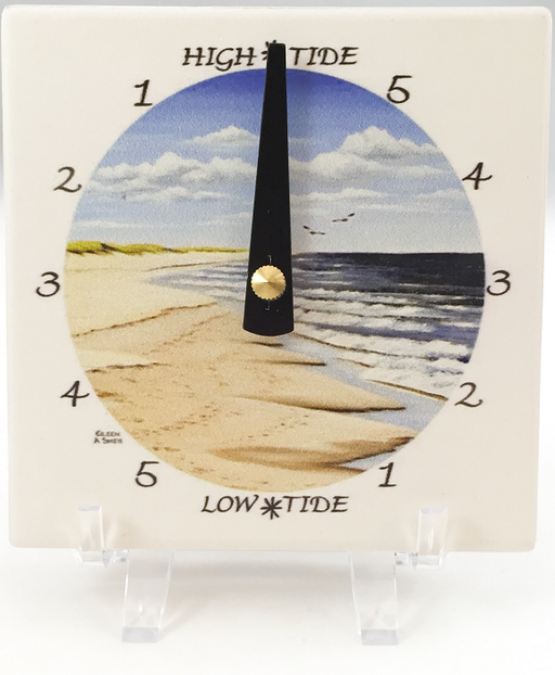 Tide Clock - Desk - The Beach - Black Hand