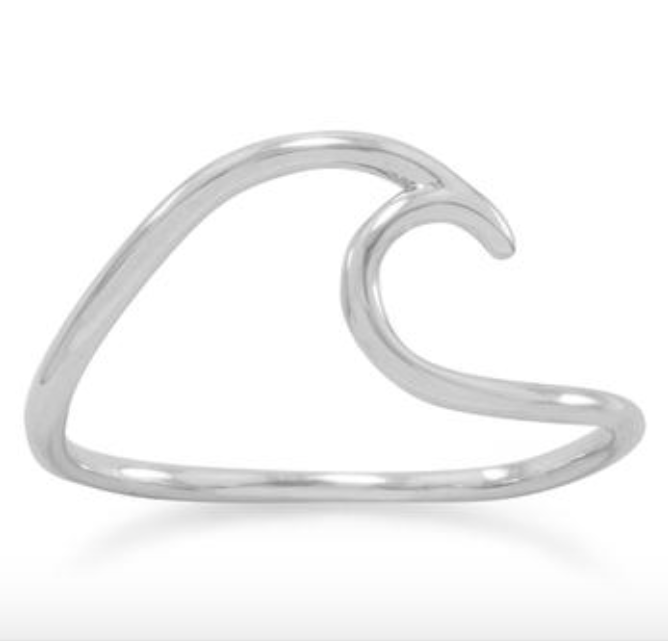 Ring - Wave - Sterling Silver - Size 8