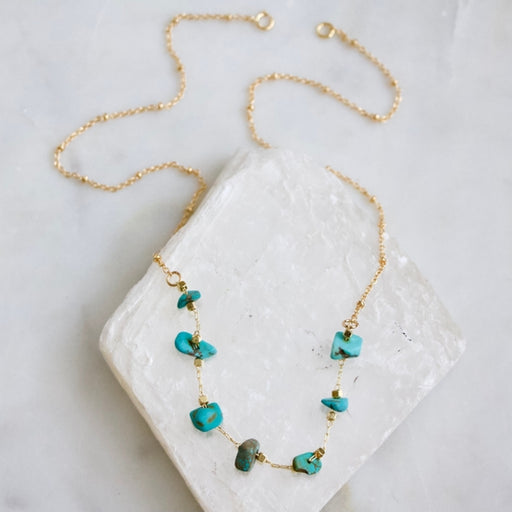 Necklace - Turquoise Nugget - MB