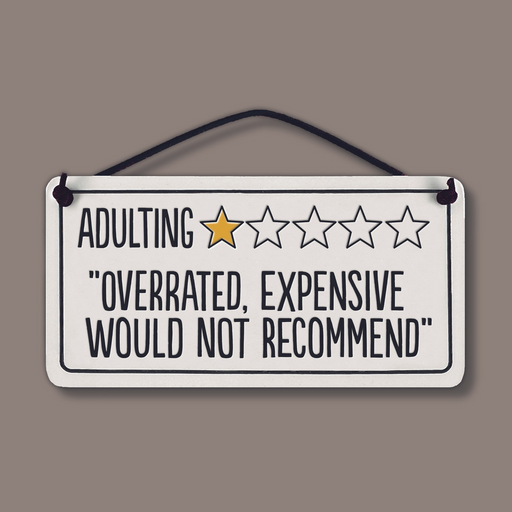 Tile - Mini Charmer - Adulting/Overrated - 438