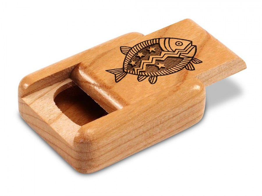 Secret Box - Laser Art - Fish - Cherry - 1/2x1 1/2x2 - SC0251-199