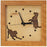 Clock - Box Clock - Dogs at Play