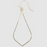 Earrings - Sterling Silver - Hammered Tear Drop Dangle - F23-SS