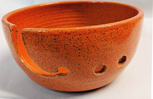 Yarn Bowl - Orange - BSP