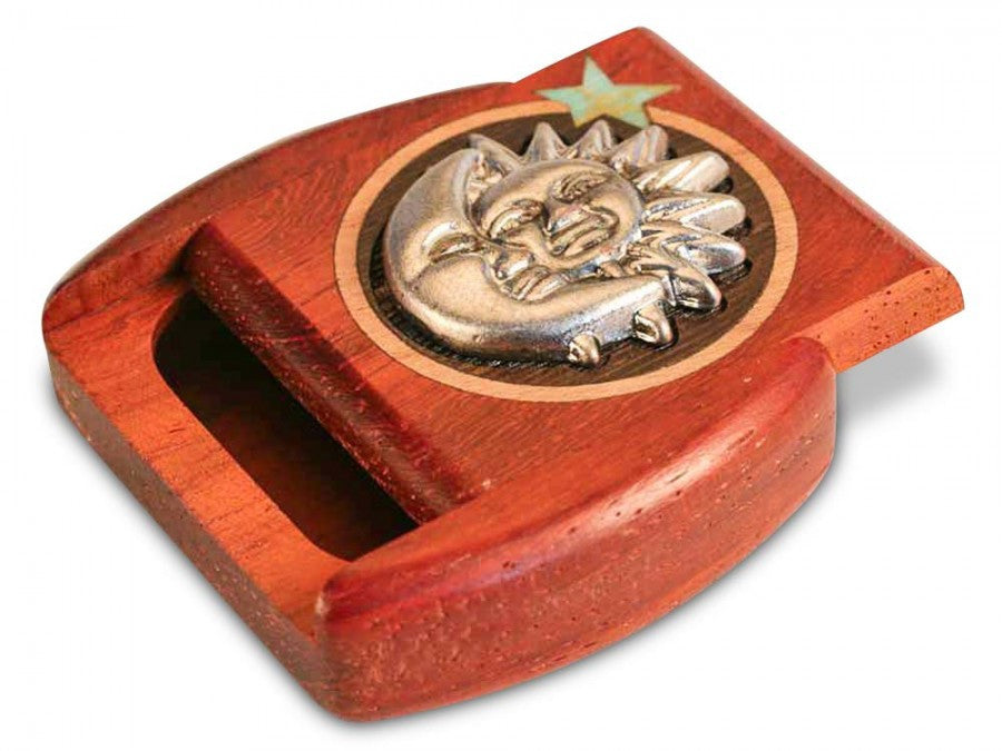 Secret Box - Gallery Series - Silverscapes - Sun and Moon - Padauk - 1/2x2x2 - SC2271-03