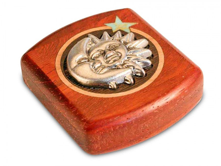 Secret Box - Gallery Series - Silverscapes - Sun and Moon - Padauk - 1/2x2x2 - SC2271-03