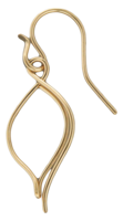 Earrings - Gold Filled - Fancy Raindrop - F80-gf
